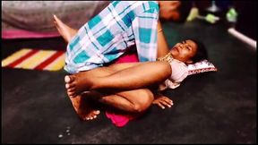Indian Bhabhi Craves Pink Shari Pleasure