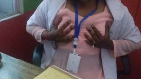 The Doctor Quenched the Thirst of the Patient.