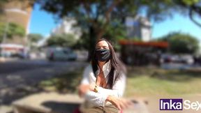 bianca naldy hermosa brasilena enganada por desconocido en las calles de sao paulo
