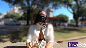 bianca naldy hermosa brasilena enganada por desconocido en las calles de sao paulo