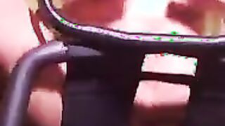 Bombshell Buggs On her bouncy chair and vibrator