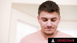 DEVILS FILM - Horny 18yo Coco Lovelock Squirts During Hot Sex With Stepbrother