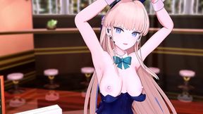 New 3D Anime Babe With Giant Tits Gets Her Big Boobs Fucked Hard By Stud