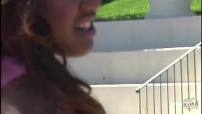 Slutty chick Leyla Lei gets her ass fingered while riding a cock