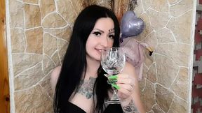 Wicked mistress Nika drizzles juicy melon on your thirsty cock&#x1F346;