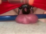 Kaylee puts the screwdriver to her sissy nuts