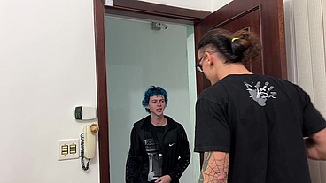 my boyfriend's friend filled my pussy with cum and he saw