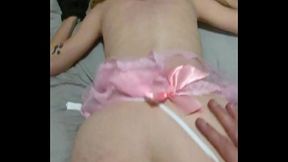 Curvy pregnant MILF Kitty gets fucked hard with a giant dildo