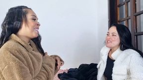 INTENSE INTERRACIAL KISS BY BELLA BELLY and NICOLLI ROMANOF CAM By DANI Full hd