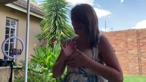 RedSparow's friend asks his wife to give a blowjob in public