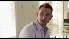 LoveHerFeet - Divorce Lawyer Toe Sucks His Client's Pretty Petite Feet