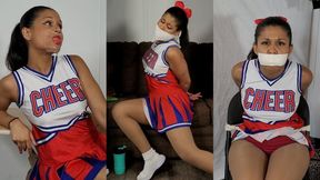 Cheerleader Calisa Has A Gagged Filled Day