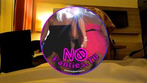 No Panties Summer Dress Hot Girl Bending Over