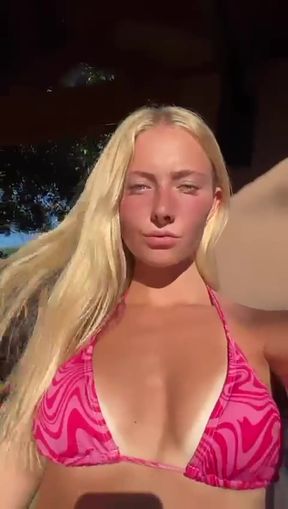 Amateur with big tits and an ass to match