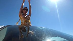 Anita Blanche Squirting Like a Cow in My Car 4K