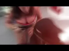 Sexy MILF gives a sensual handjob in the hot tub