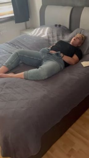 Self-satisfaction satisfyer after work just time for me I want you but I will get it myself