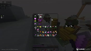 gameplay de minecraft skywars comentando con aiex