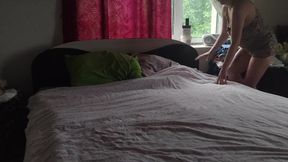 Passionate Couple Mutual Masturbation in Rustic Bedroom Natural Moans &amp; Wet Orgasms