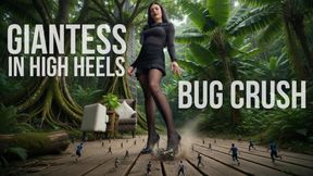 Giantess in High Heels - Bug Crush POV 4K