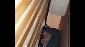 I fuck the hole in the mattress