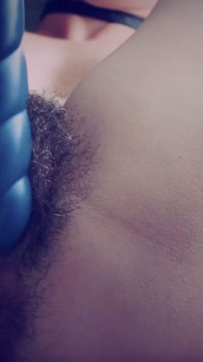 Creature enjoys fucking her hairy pussy and ass   Clip 1