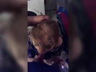 That babe smokes in the bath and is then allowed to blow
