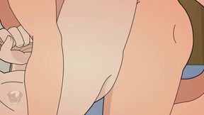 Yuji and Megumi destroyed gushing raw dorm anal hentai