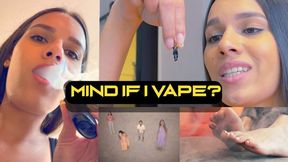MIND IF I VAPE? 1080 - Giantess Andrea CRUSHING, LAUGHING, HUMILIATION