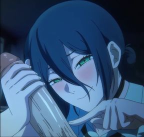 Quick Blowjob, Quick Orgasm, Quick Swallow - Reze Was a Professional