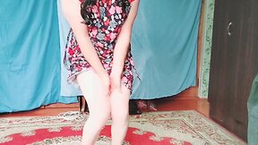 Hot white femboy crossdresser: a young models homemade youtube video