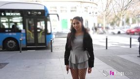 Spanish hottie, Daniela Nerea, flaunts her natural tits & rides cowgirl like a pro!