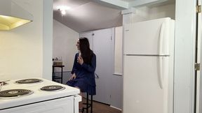 roommate feminized and in chastity for first time for girls night out