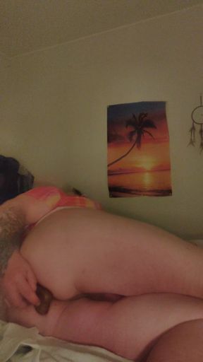 Powerful moment from "Super Hot Bbc Dildo masturbation Small Cock"