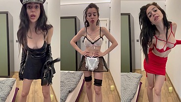 Policegirl, Medical nurse, & Maid humiliating fatty!