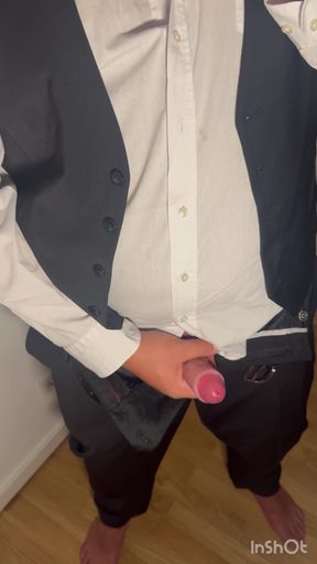 Jerk off horny after work