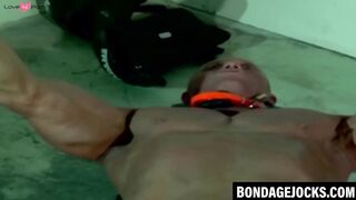 Dominated Jocks - Bondaged Gym Routine Turns Intense BDSM Session