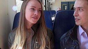 Pickup porn with girl from the train