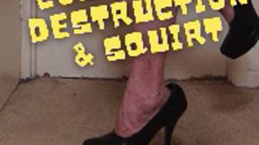 Naked Controller Heel Destruction and Squirt 1080p