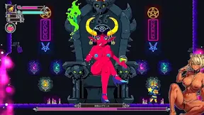 Japanese Flip Witch Defeats Enemy With Hot Sex Game Action