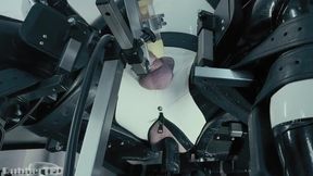 Rubber Pup Bound Choked Gushing Dual Machine Ass Wrecker