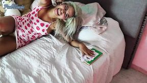 My GF Feasts on My Milk-Soaked Pussy&#x270C;
