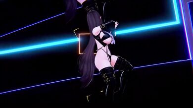Pandora MMD ELF VTuber Rips Off Cosplay Until She Is Bare