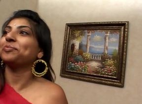 Casting big ass indian slut with big natural tits gets slammed passionately
