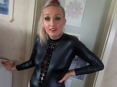 Glam blonde ass cumshot after hardcore anal
