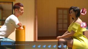 Helping the hotties #3 - Johannes took a sneak peak to see what the girl in the cabin is up to.