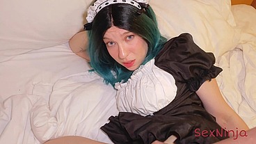 Squirting Maid Uniform Cosplay