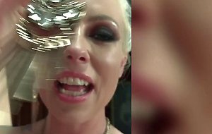 Rich babes anal fuck tied shemale slave