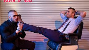 Joel Someone's Sock Fetish Domination with Sheer Socks and Davin Strong– Feel the Sweaty Foot Licking and Sniffing Ecstasy Unfold