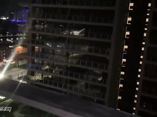 Sex, Oral pleasure, and Facial on the Balcony